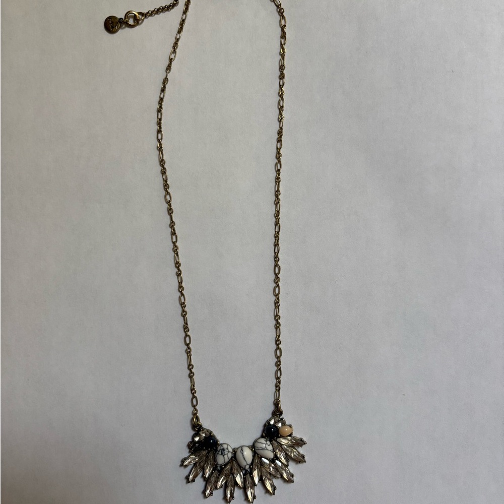 Chloe + Isabel Gold and Silver Leaf Necklace